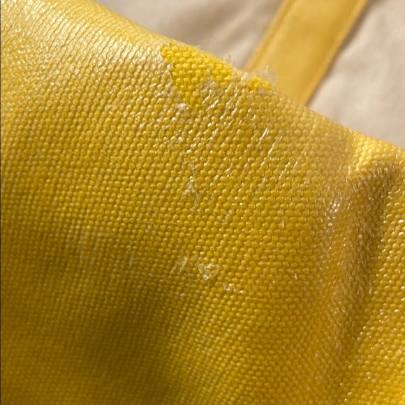 MZ Wallace Yellow and Cream Tote Bag with Spacious Design - Picture 7 of 14